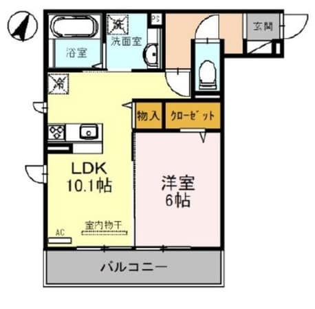 メゾン茶々の物件間取画像